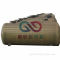 Gasoline Storage Tank 30000liters FRP Horizontal Oil Fuel Storage Tank Supplier